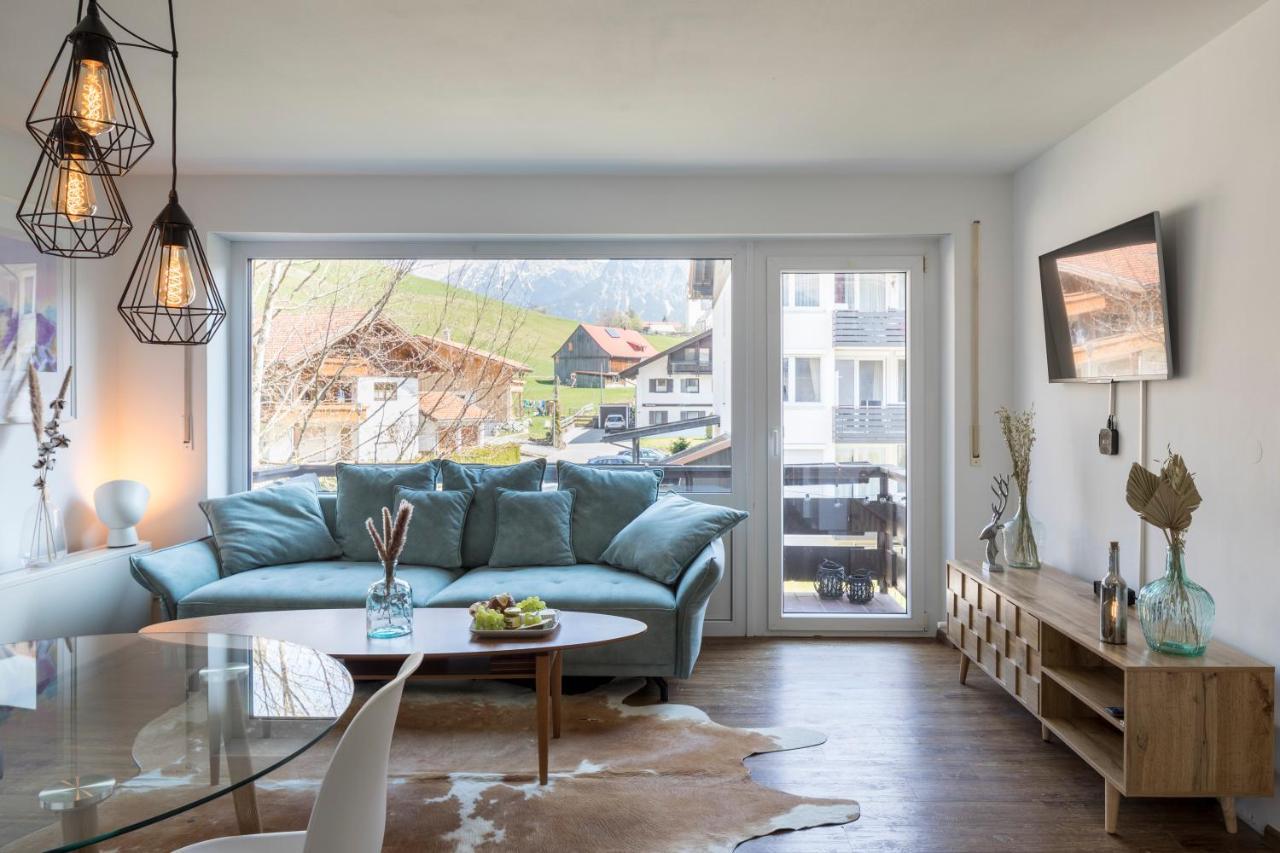 Design Apartment „Alpengluehen“ Nahe Breitachklamm オーベルストドルフ エクステリア 写真